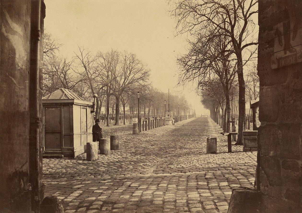 De paardenmarkt door Charles Marville