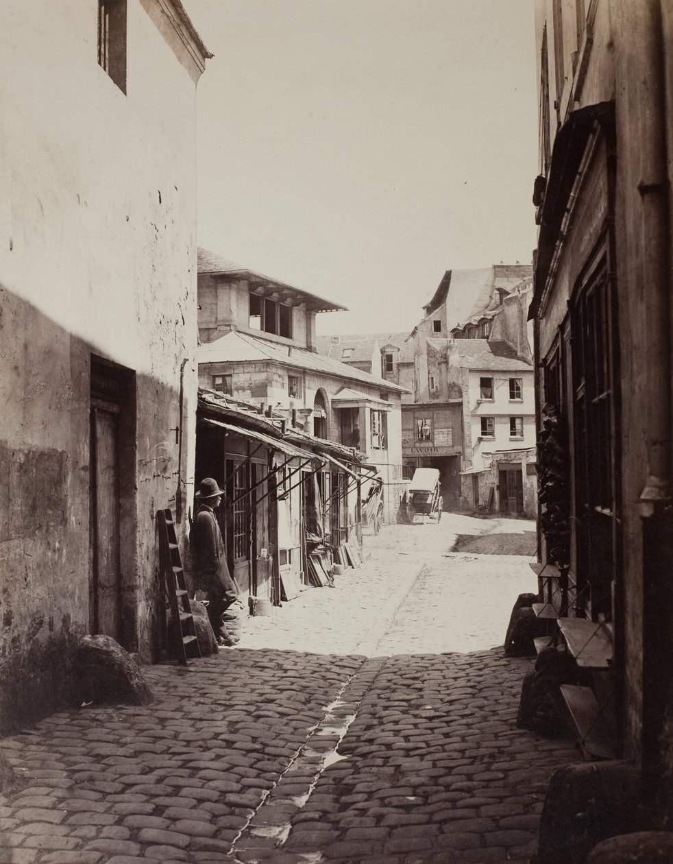 Markt van de Patriarchen (Marché des Patriarches) door Charles Marville