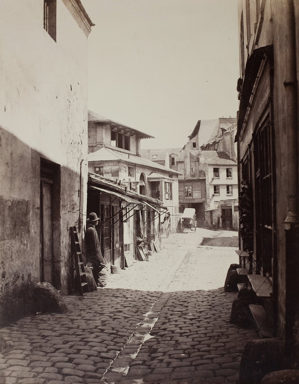 Markt van de Patriarchen (Marché des Patriarches), ca. 1862 door Charles Marville
