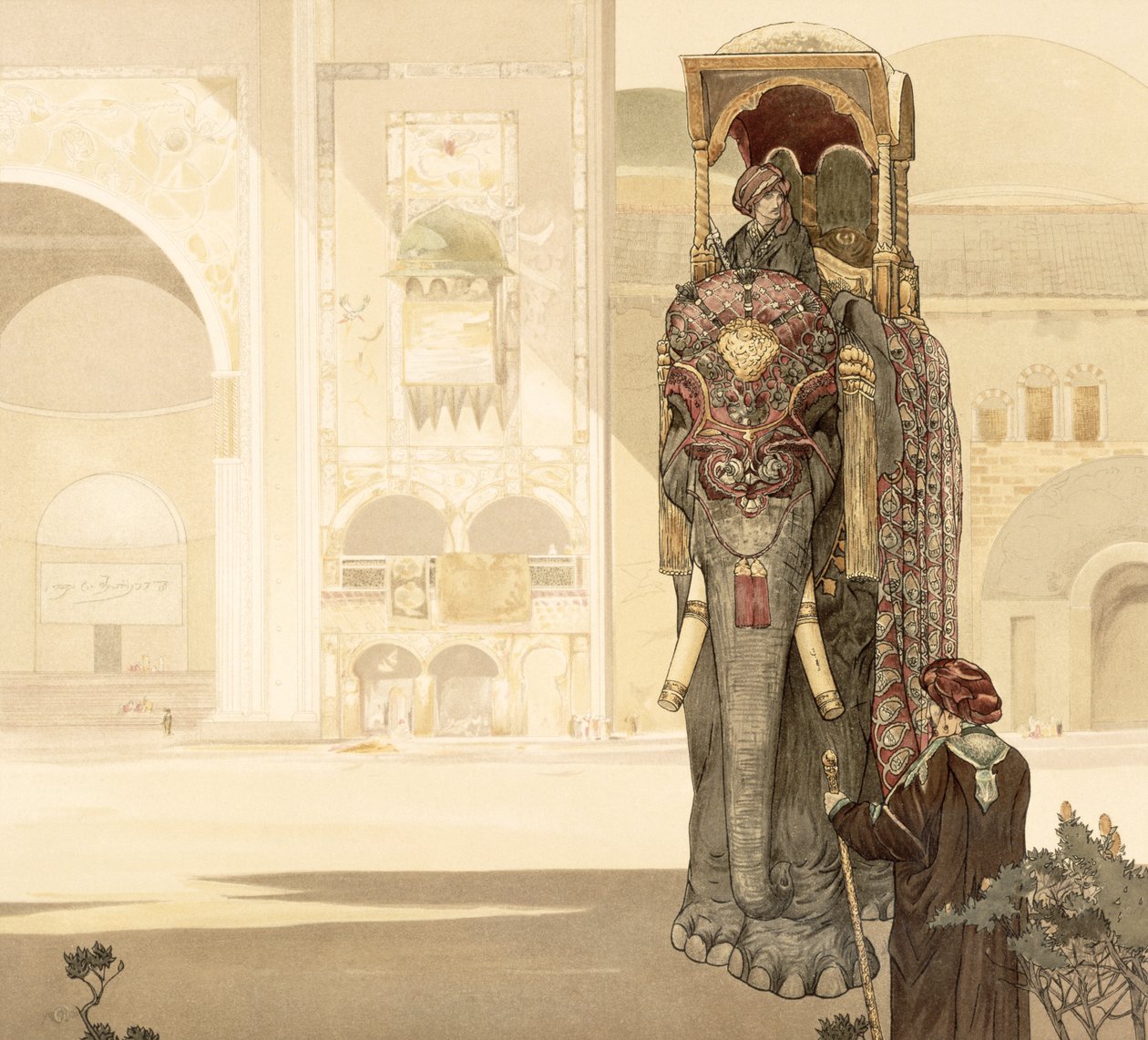 Ceremoniële olifant, uit 