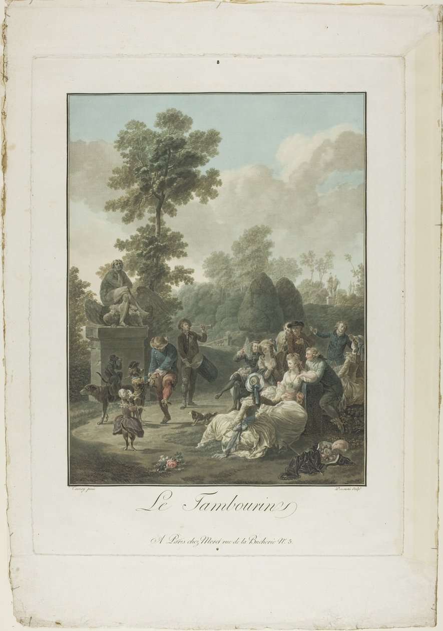 De tamboerijn door Charles Melchior Descourtis