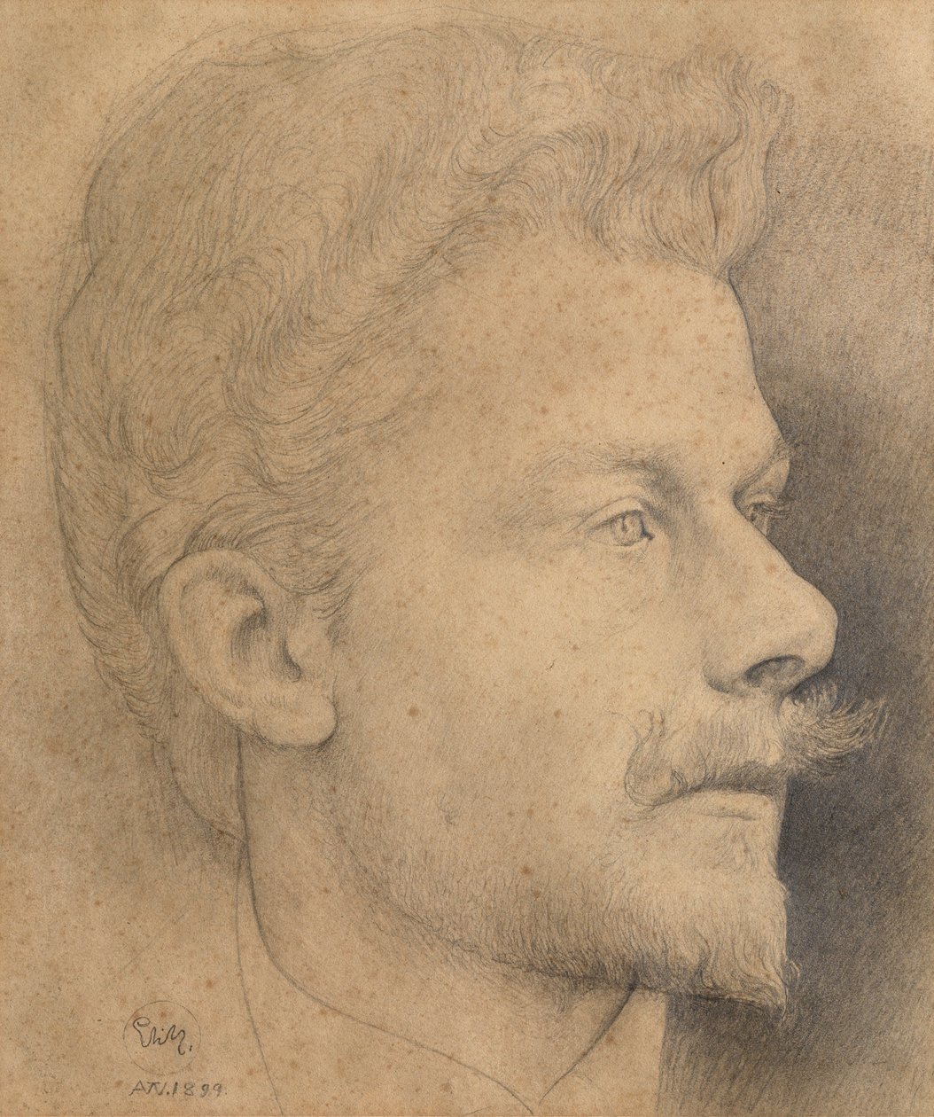 Zelfportret door Charles Mertens