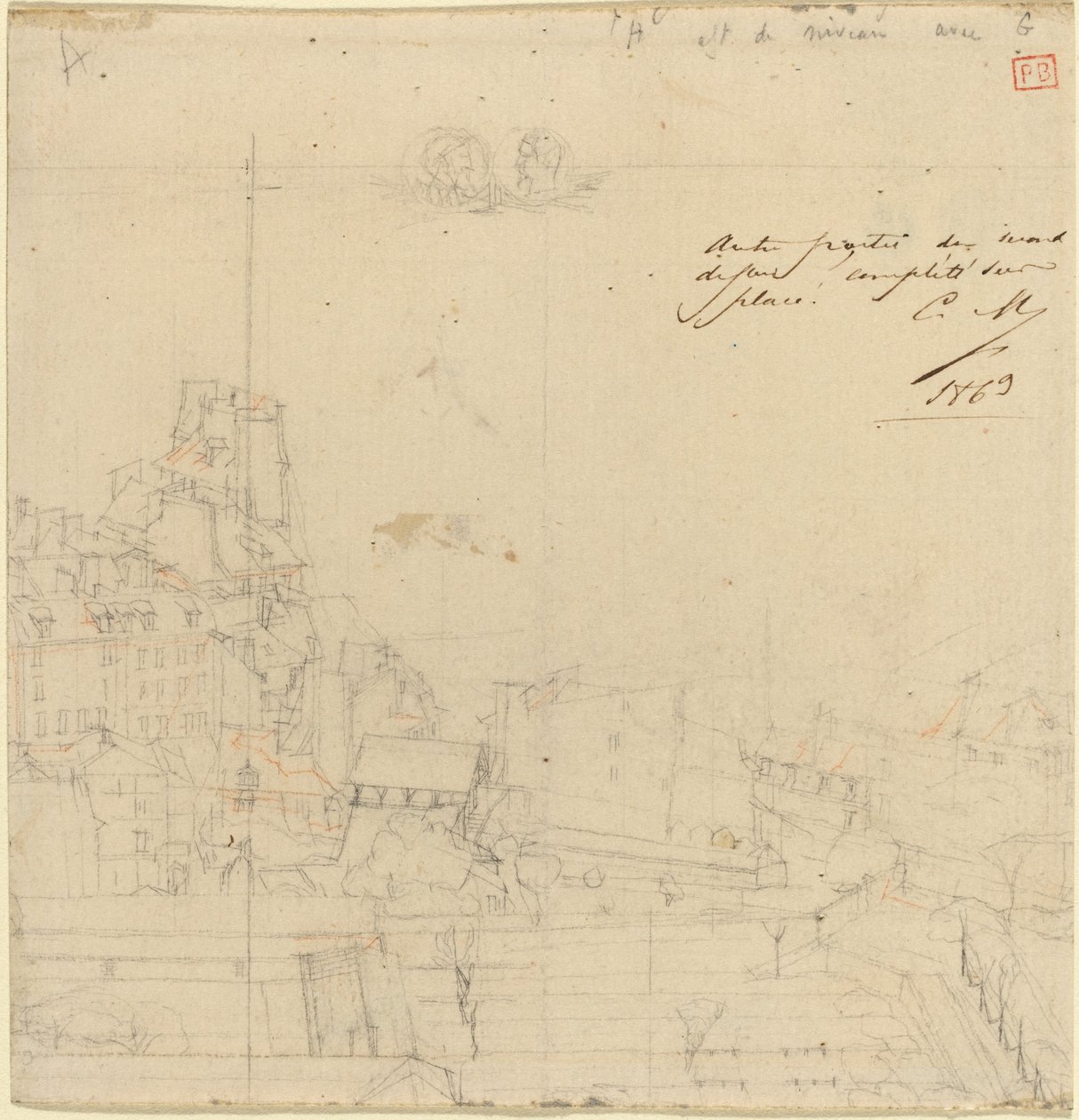 College Henri IV door Charles Meryon