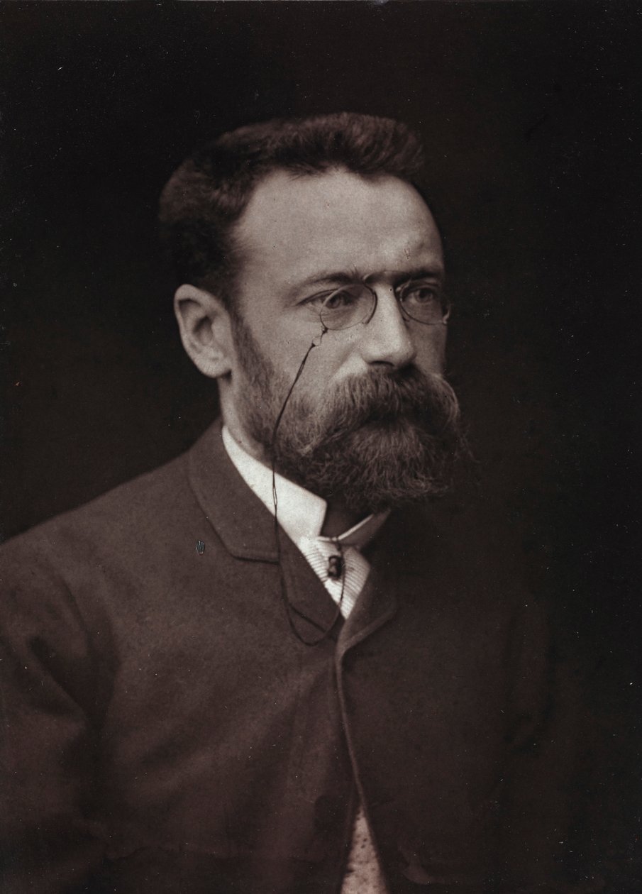 Album Artistique et Biographique, 5e jaar, Salon 1885; portret van de Franse schilder Paul Tavernier (1852-1943) door Charles Michelez