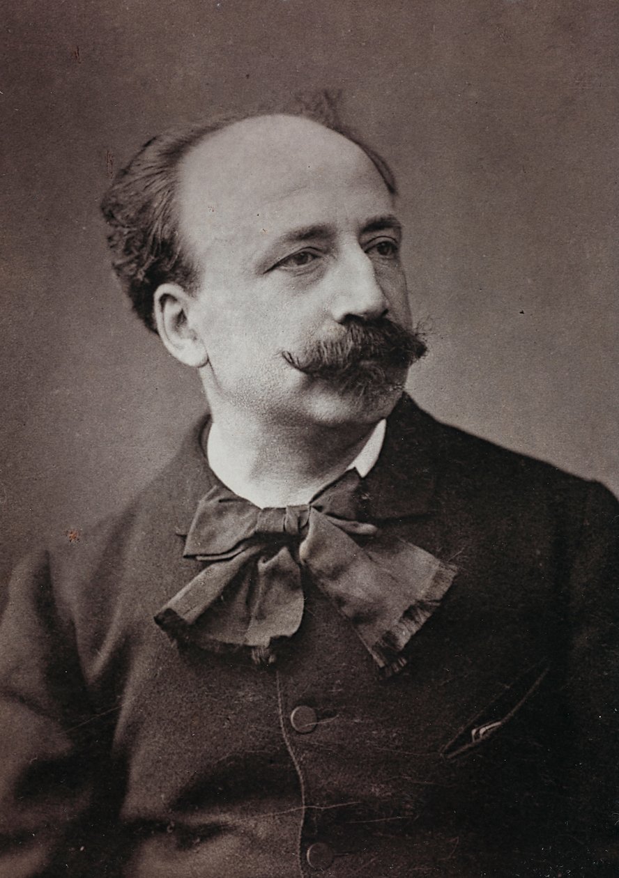 Album Artistique et Biographique, 5e jaar, Salon 1885; portret van de Franse schilder Louis Deschamps (1846-1902) door Charles Michelez