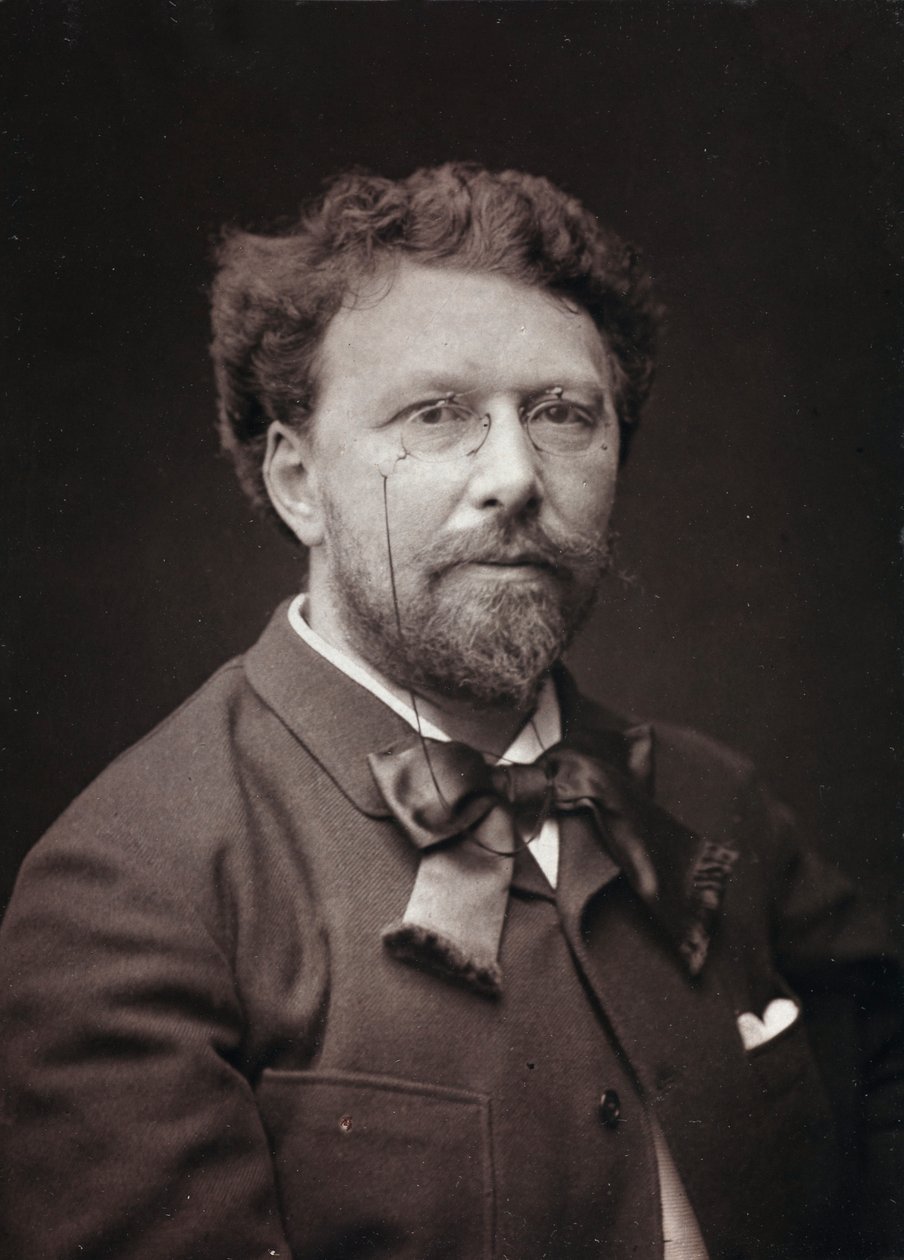 Album Artistique et Biographique, 5e jaar, Salon 1885; portret van de Franse schilder Alfred-Pierre Joseph Agache (1843-1915) door Charles Michelez