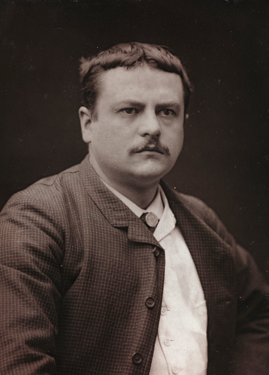 Album Artistique et Biographique, 6e jaar, Salon 1885; portret van de Franse schilder Royer Lionel (1852-1926) door Charles Michelez