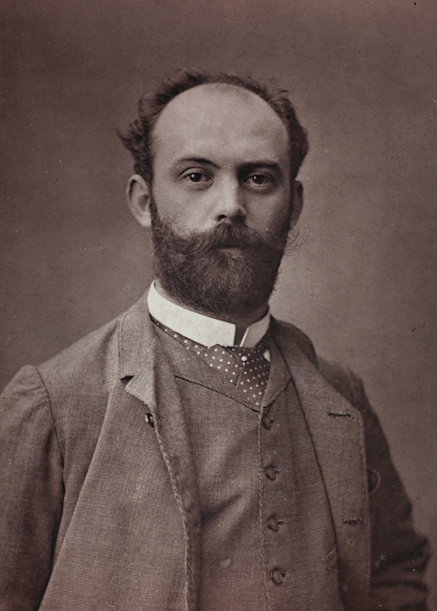 Album Artistique et Biographique, 6e jaar, Salon 1885; portret van de Franse schilder Ernest Bordes (1852-1914) door Charles Michelez