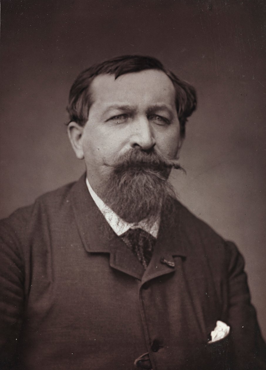 Album Artistique et Biographique, 6e jaar, Salon 1885; portret van de schilder Joseph Emile Gridel (1839-1901) door Charles Michelez