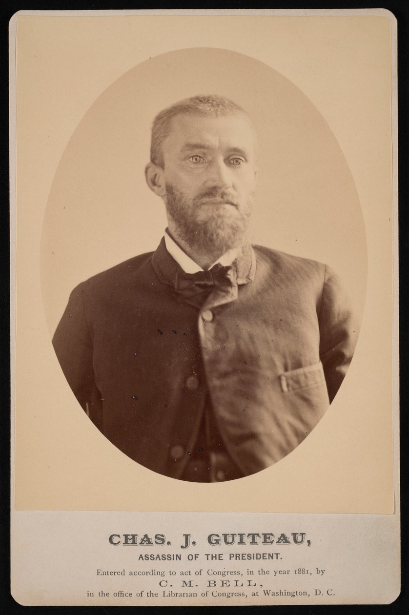 Portret van Charles Julius Guiteau 1841-1882 door Charles Milton Bell