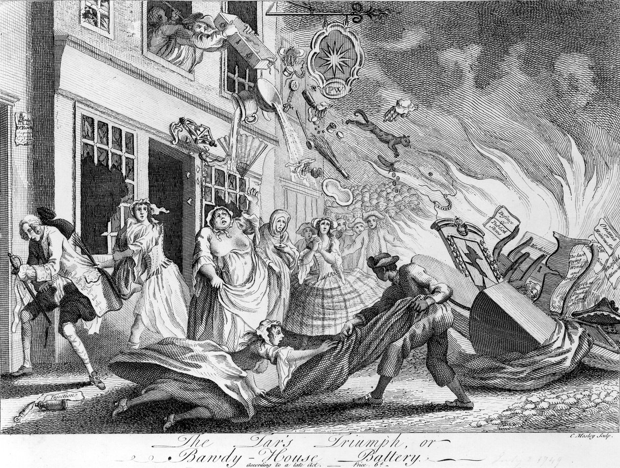 De triomf van de teer of vunzige huisbatterij door Charles Mosley