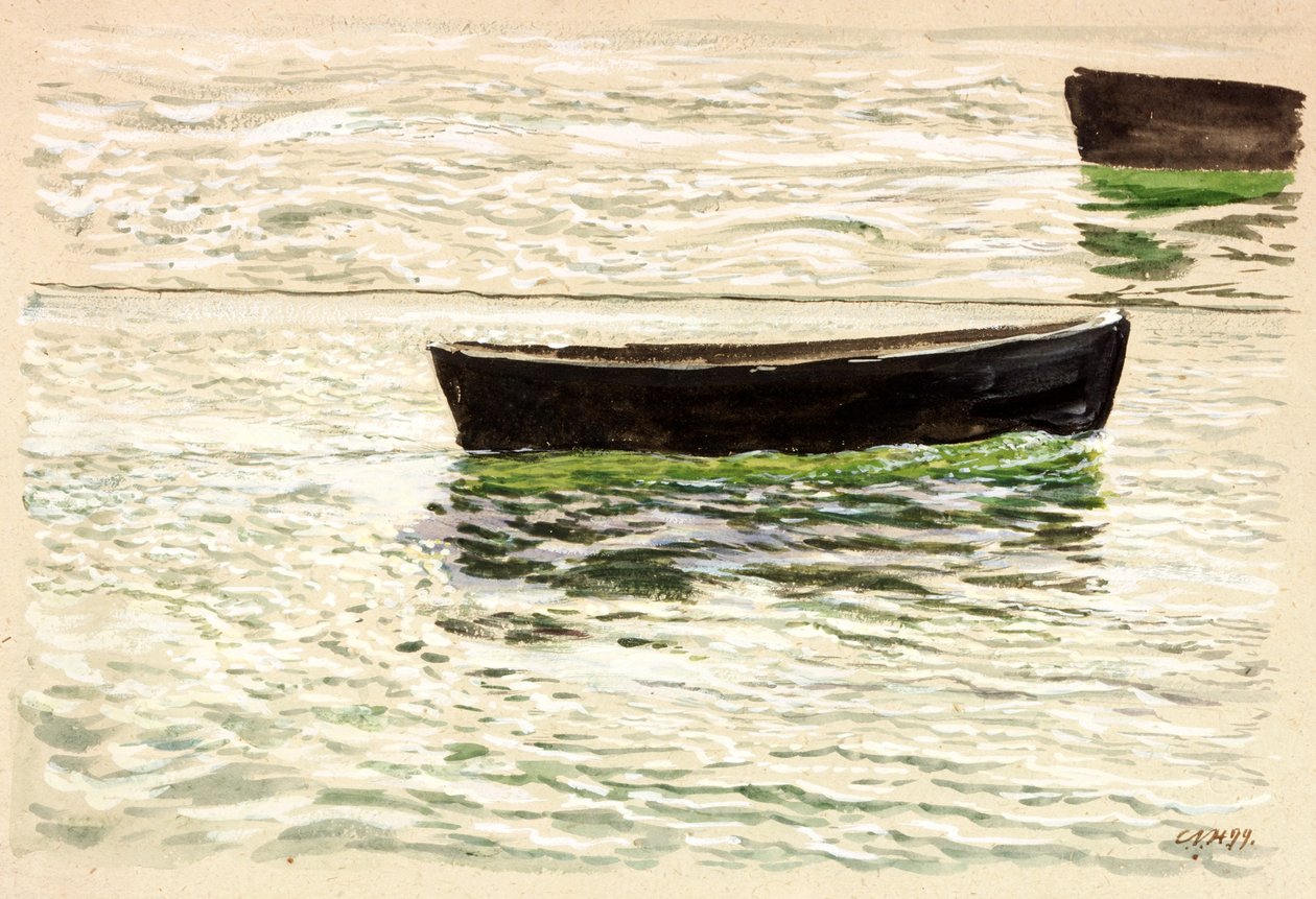 Sloepen door Charles Napier Hemy