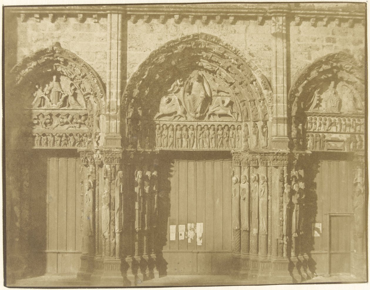 Portaal van de kathedraal van Chartres door Charles Nègre