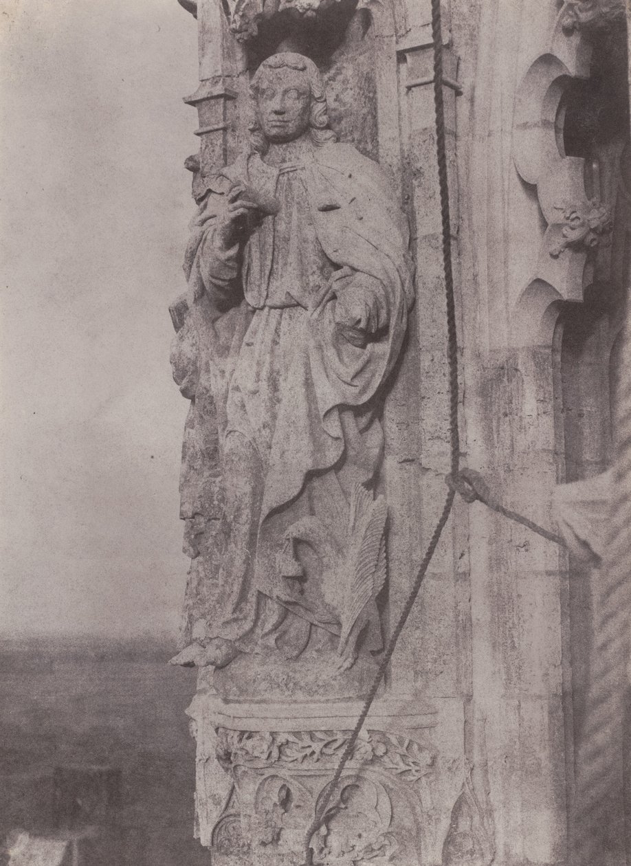 Sint Jan de Evangelist, Kathedraal van Chartres, ca. 1854 door Charles Nègre