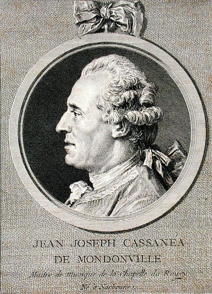 Jean Joseph Cassanea de Mondonville (1711-72) gegraveerd door Augustin de Saint-Aubin (1736-1807) 1768 door Charles Nicolas II (after) Cochin