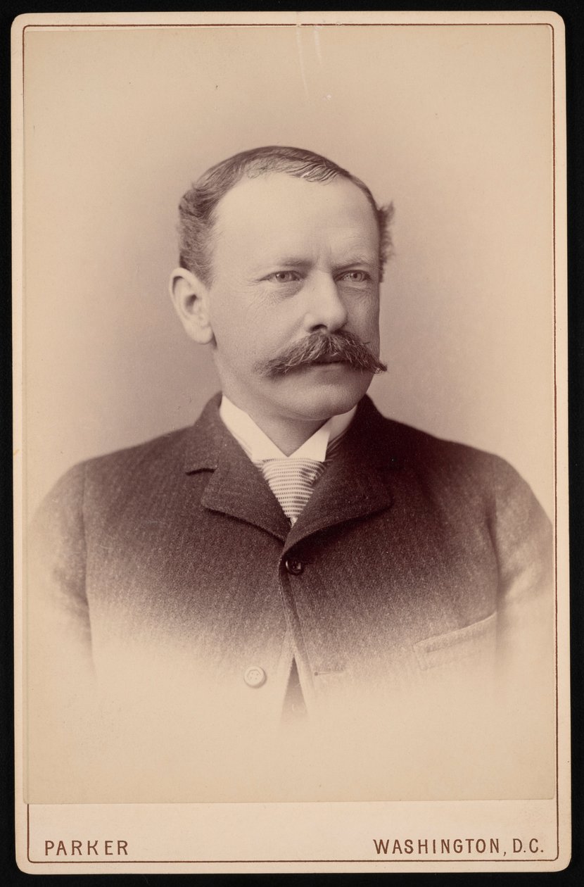 Portret van Dr. James Milton Flint 1838-1919, tussen 1887 en 1904 door Charles Parker