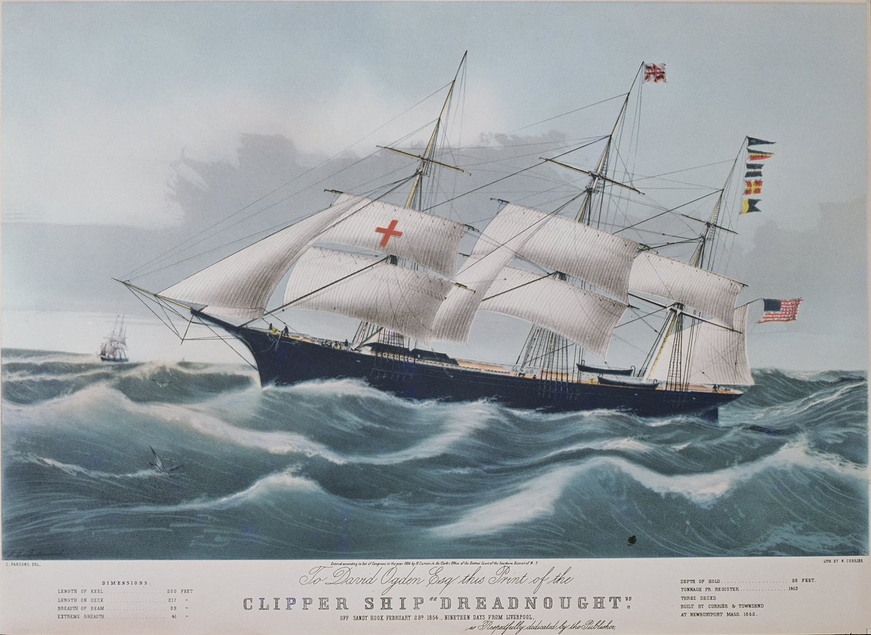 Amerikaans clipper schip 