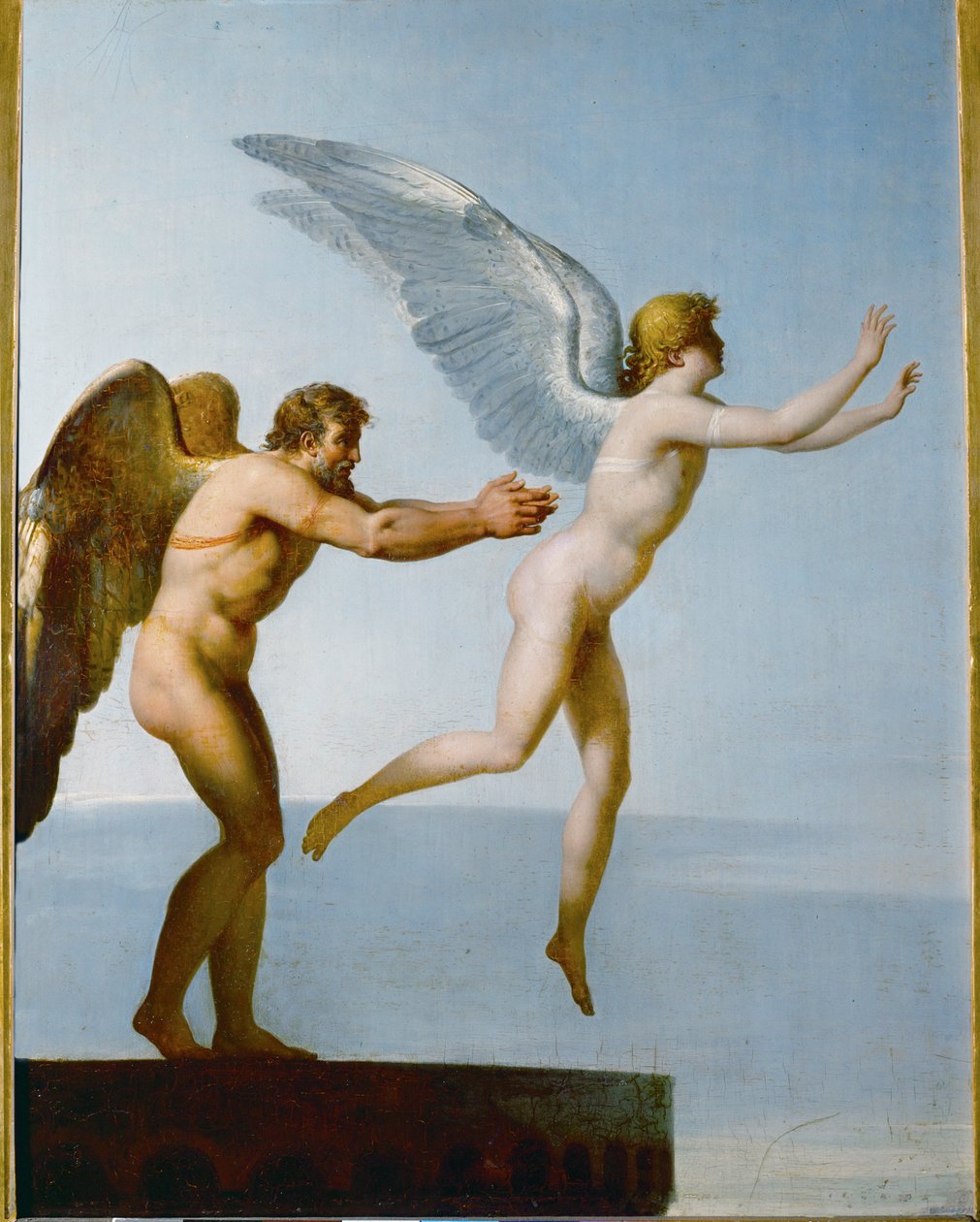 Daedalus en Icarus door Charles Paul Landon