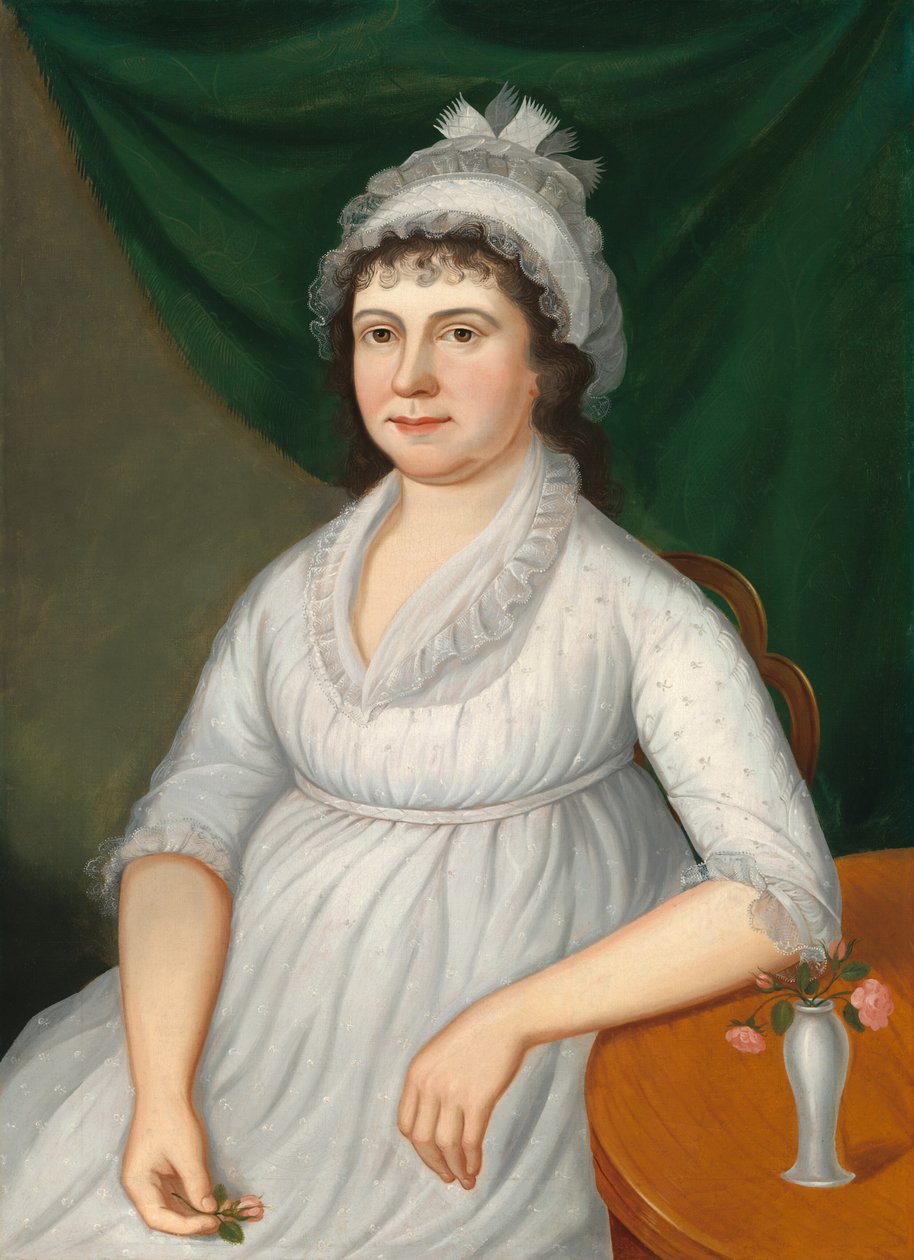 Hannah Lemmon Corcoran Mevrouw Thomas Corcoran door Charles Peale Polk