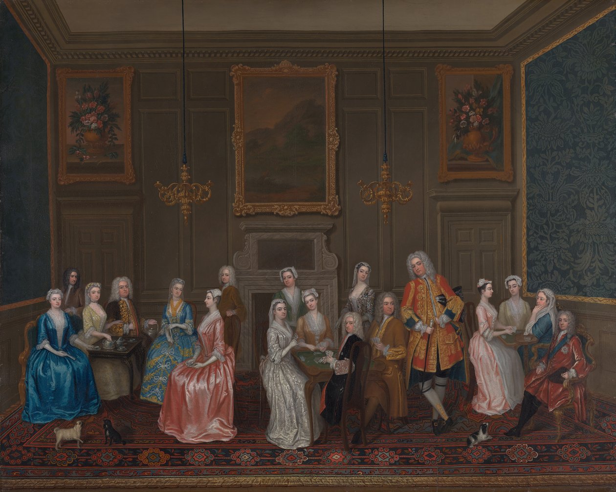 Theekransje in het Huis van Lord Harrington, St. James