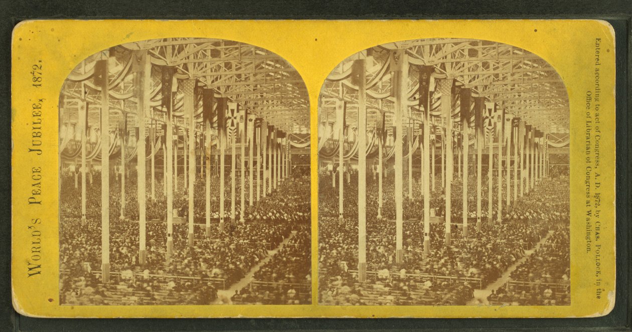 Wereldvrede Jubileum, of het Boston Coliseum door Charles Pollock