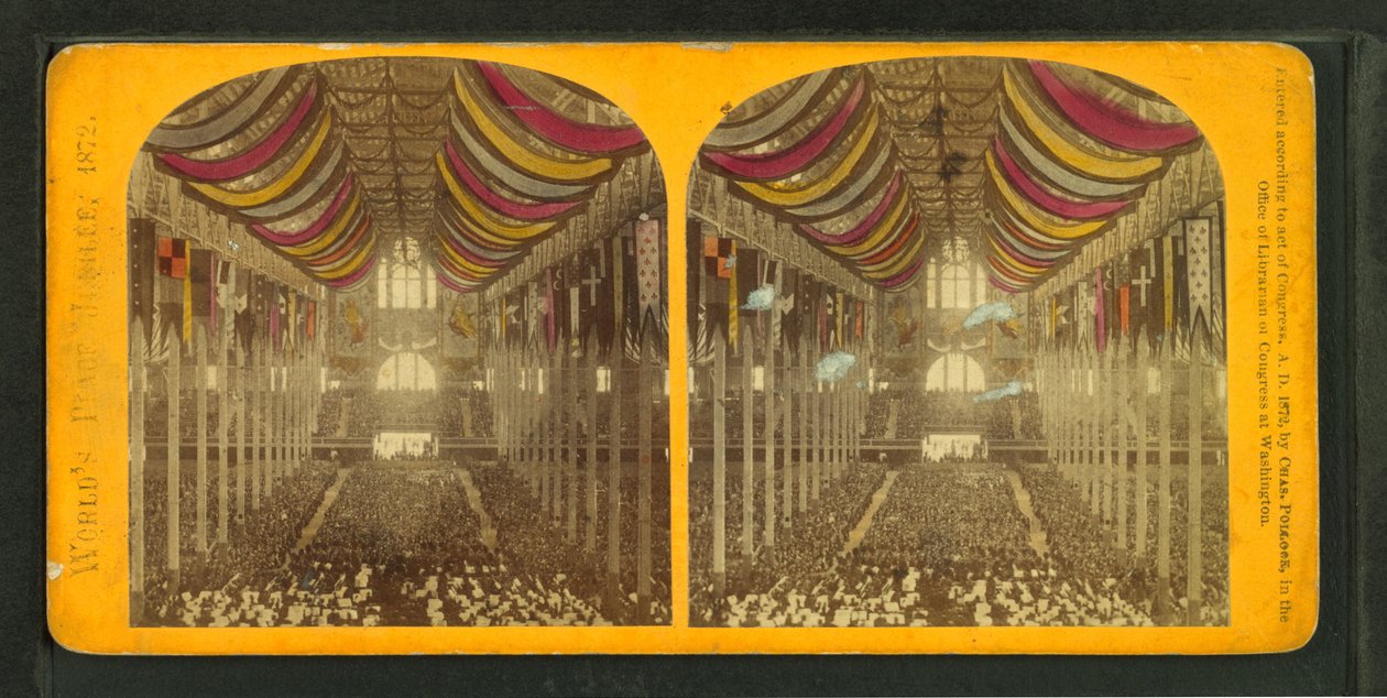 Wereldvrede Jubileum, of het Boston Coliseum door Charles Pollock