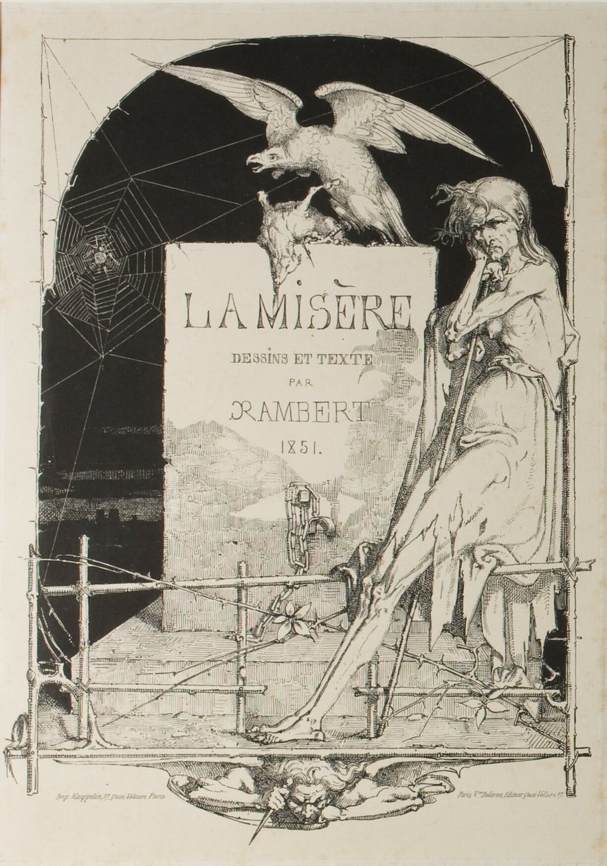 Titelpagina van Misery door Charles Rambert