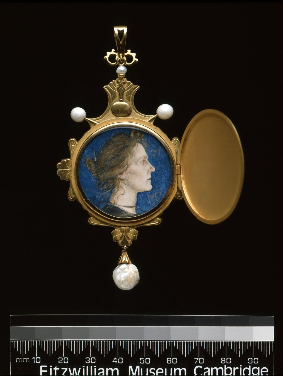Hanger: Miss Edith Emma Cooper (1862-1913) 1901 door Charles Ricketts