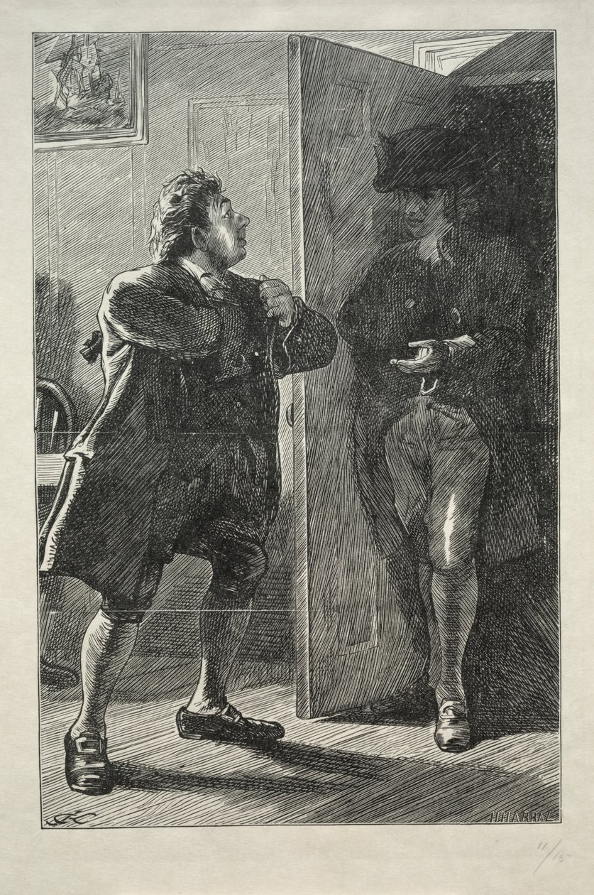 Vakantie van een Acteur door Charles Samuel Keene