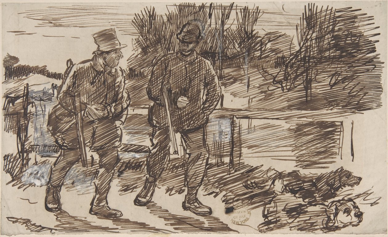 Verwachting voor Punch, of de London Charivari, 23 oktober 1876 door Charles Samuel Keene