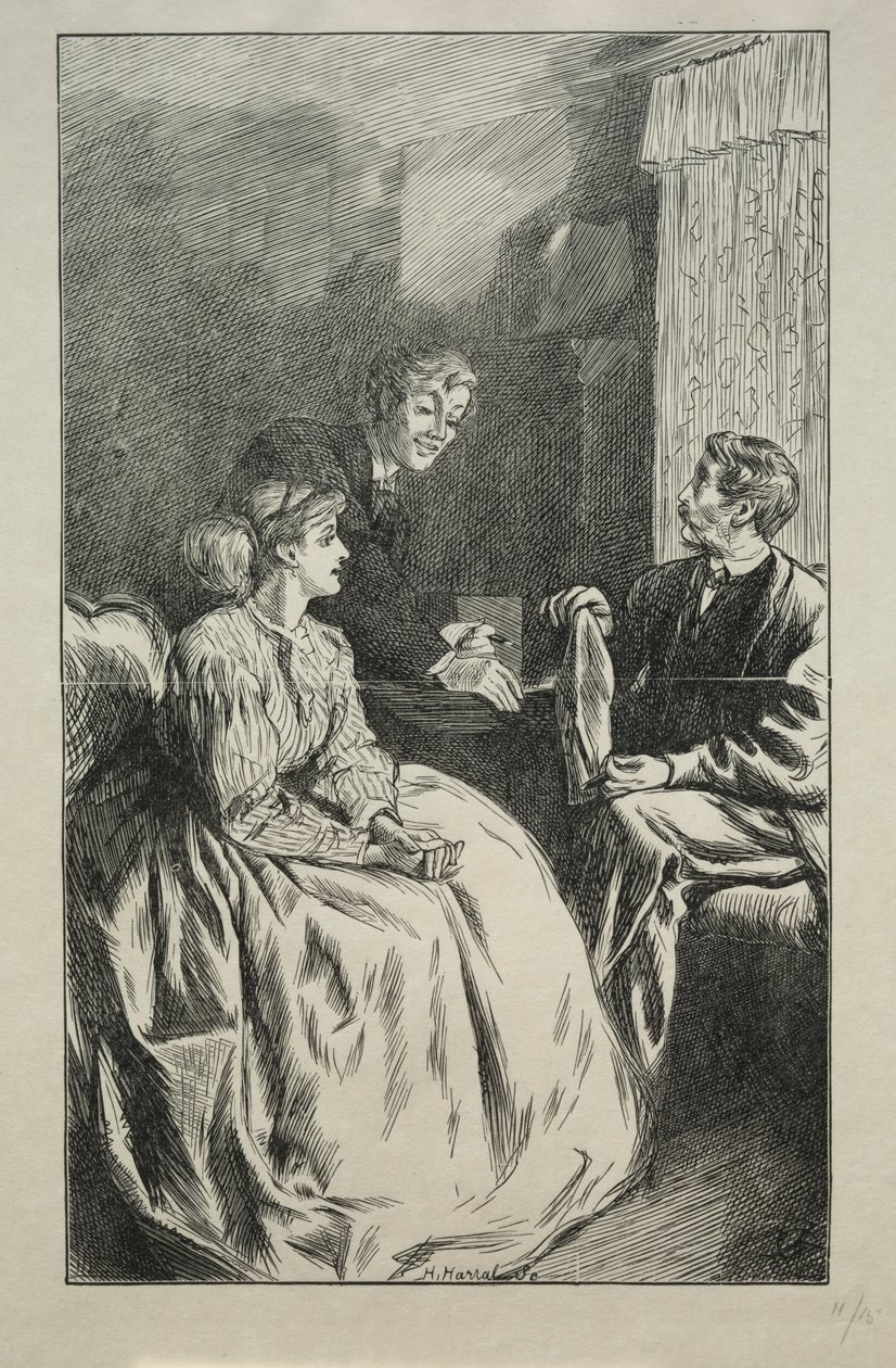 Hoe ik mijn snor verloor, 1866 door Charles Samuel Keene