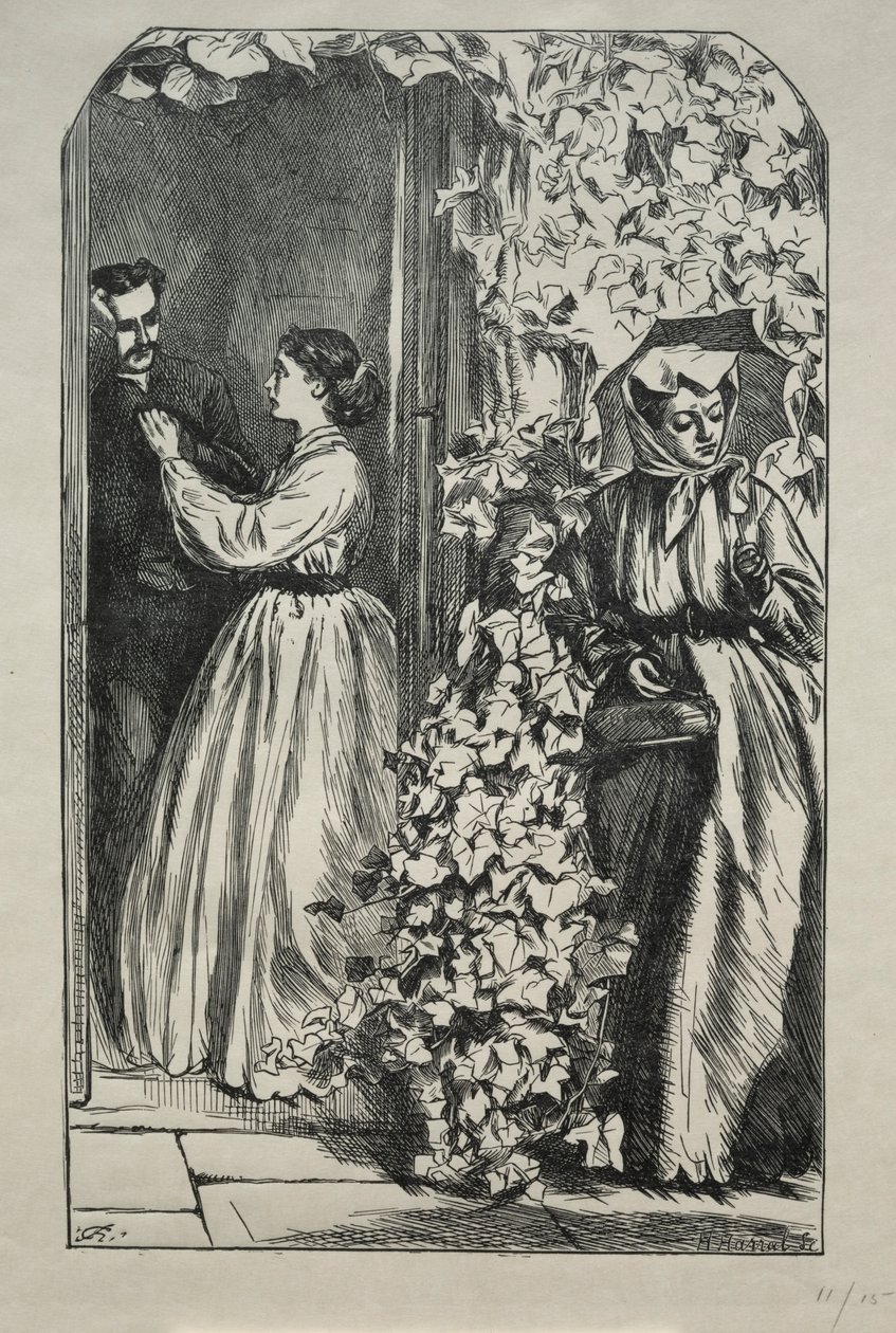 Wat er gebeurde toen een rijke oom met Kerstmis werd vermoord, 1865 door Charles Samuel Keene
