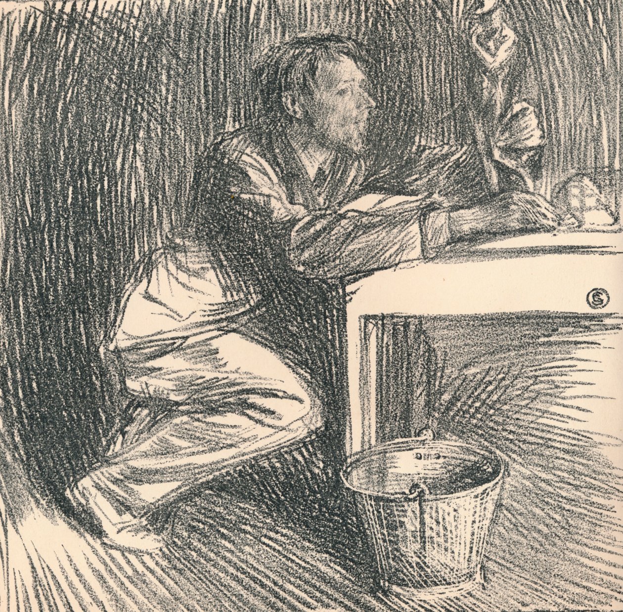 De Modelleur, 1891 door Charles Shannon