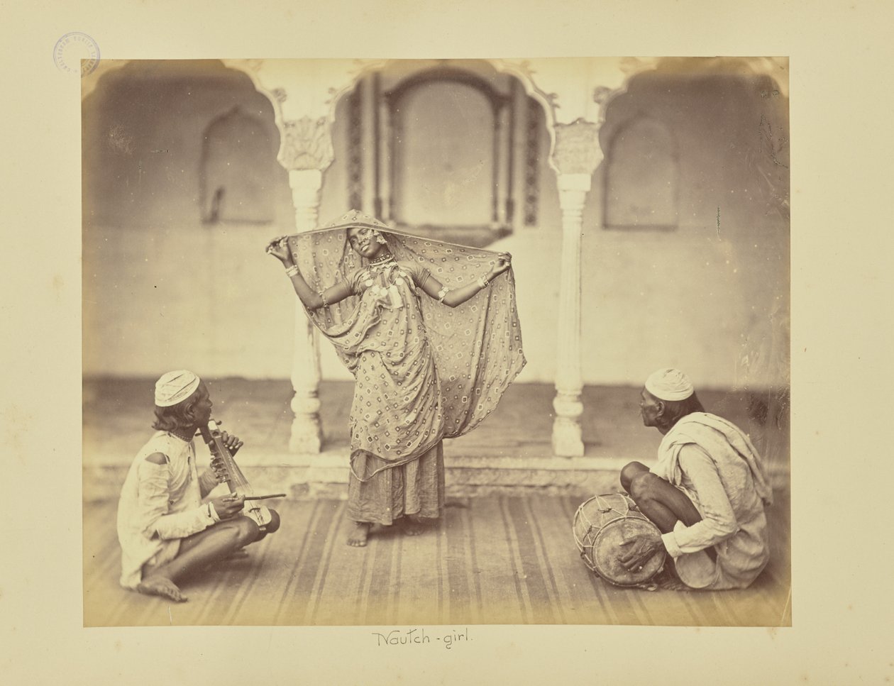 Nautch - meisje door Charles Shepherd
