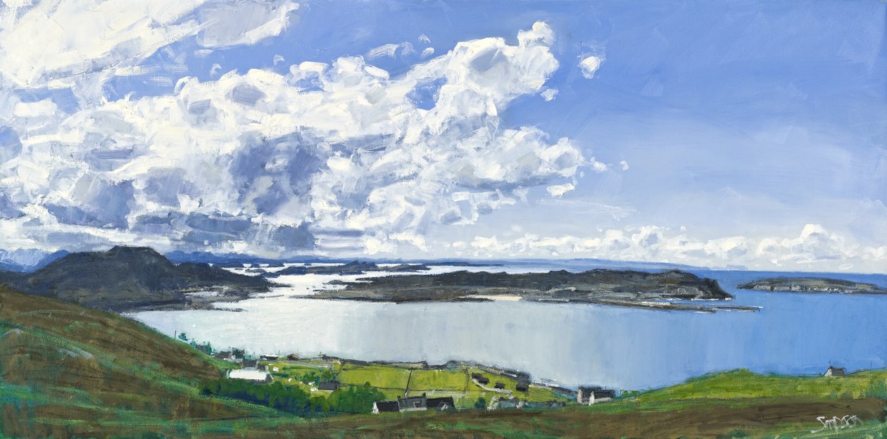Voorbij Altandhu, 2011 (olieverf op doek) door Charles Simpson