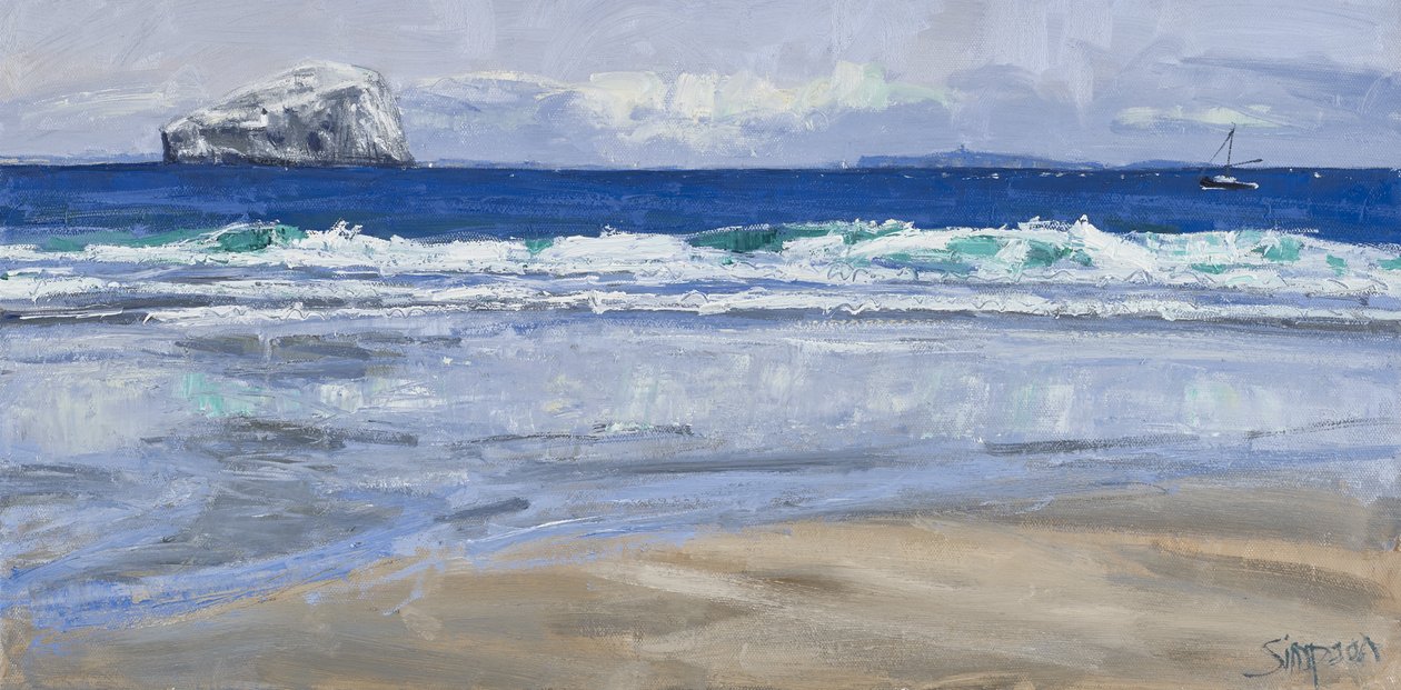 Eilanden van het Oosten, 2013 (olieverf op doek) door Charles Simpson