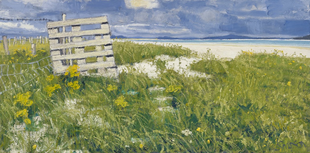 North Uist Grasses, 2013 (olieverf op doek) door Charles Simpson