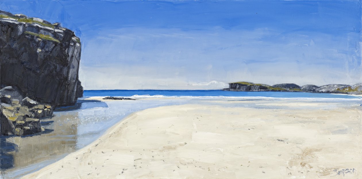 Oldshoremore, 2010 (olieverf op doek) door Charles Simpson