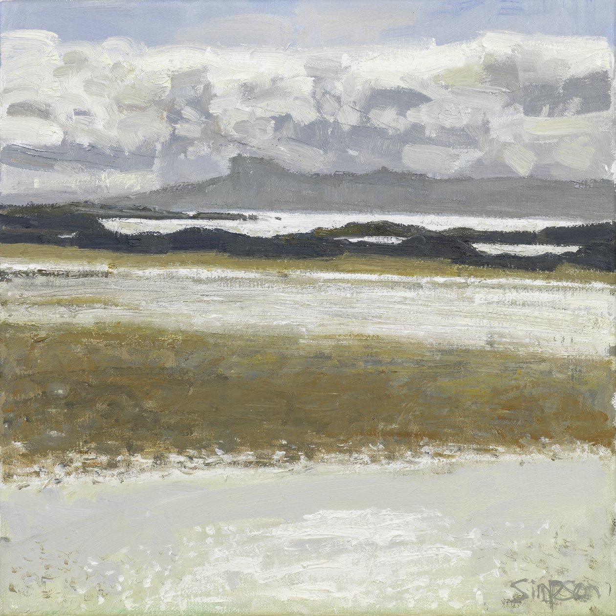 Sgurr, 2016 (olieverf op doek) door Charles Simpson