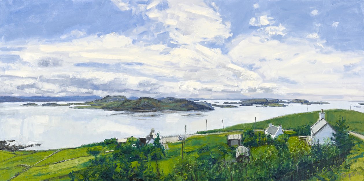Zomereilanden, 2011 (olieverf op doek) door Charles Simpson