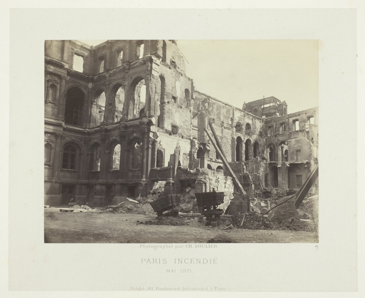 Parijs Brand (Ereplein bij het Stadhuis) door Charles Soulier