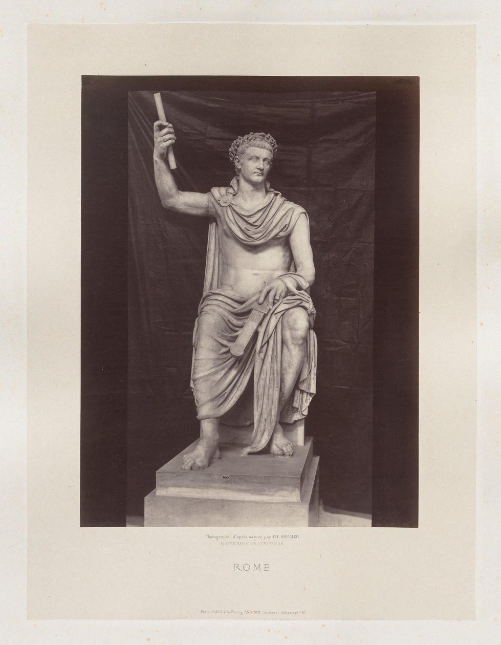 Standbeeld van Tibere, Vaticaan door Charles Soulier