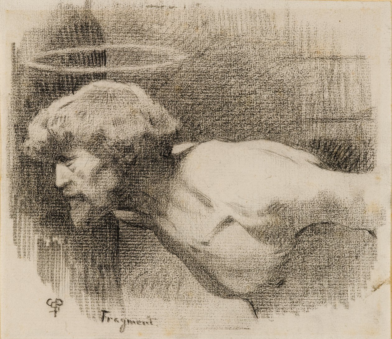 Studie voor De Onthoofding van Johannes de Doper, ca. 1881 door Charles Sprague Pearce