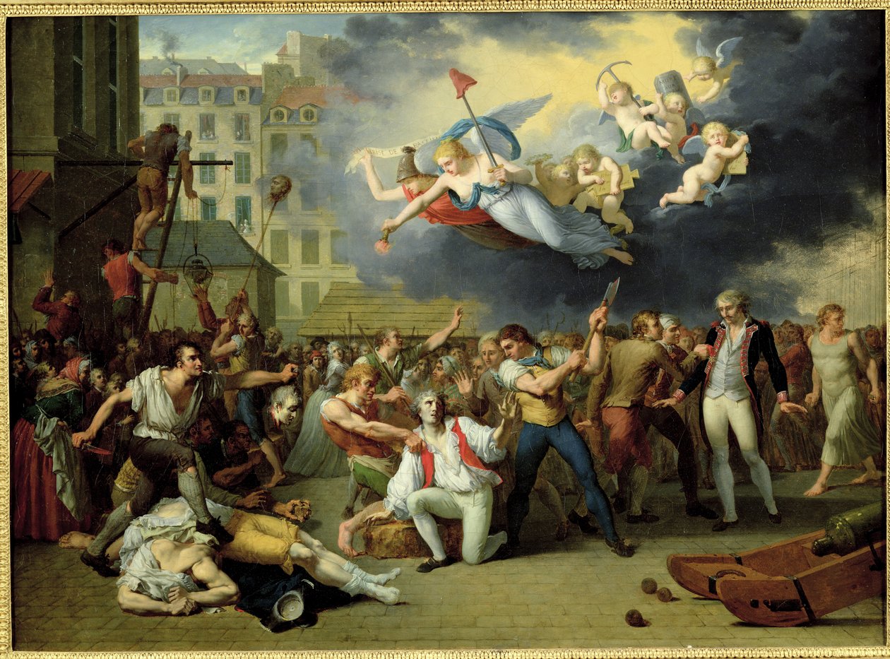Bloedbad van de Markies de Pellepont, 14 juli 1789 door Charles Thevenin