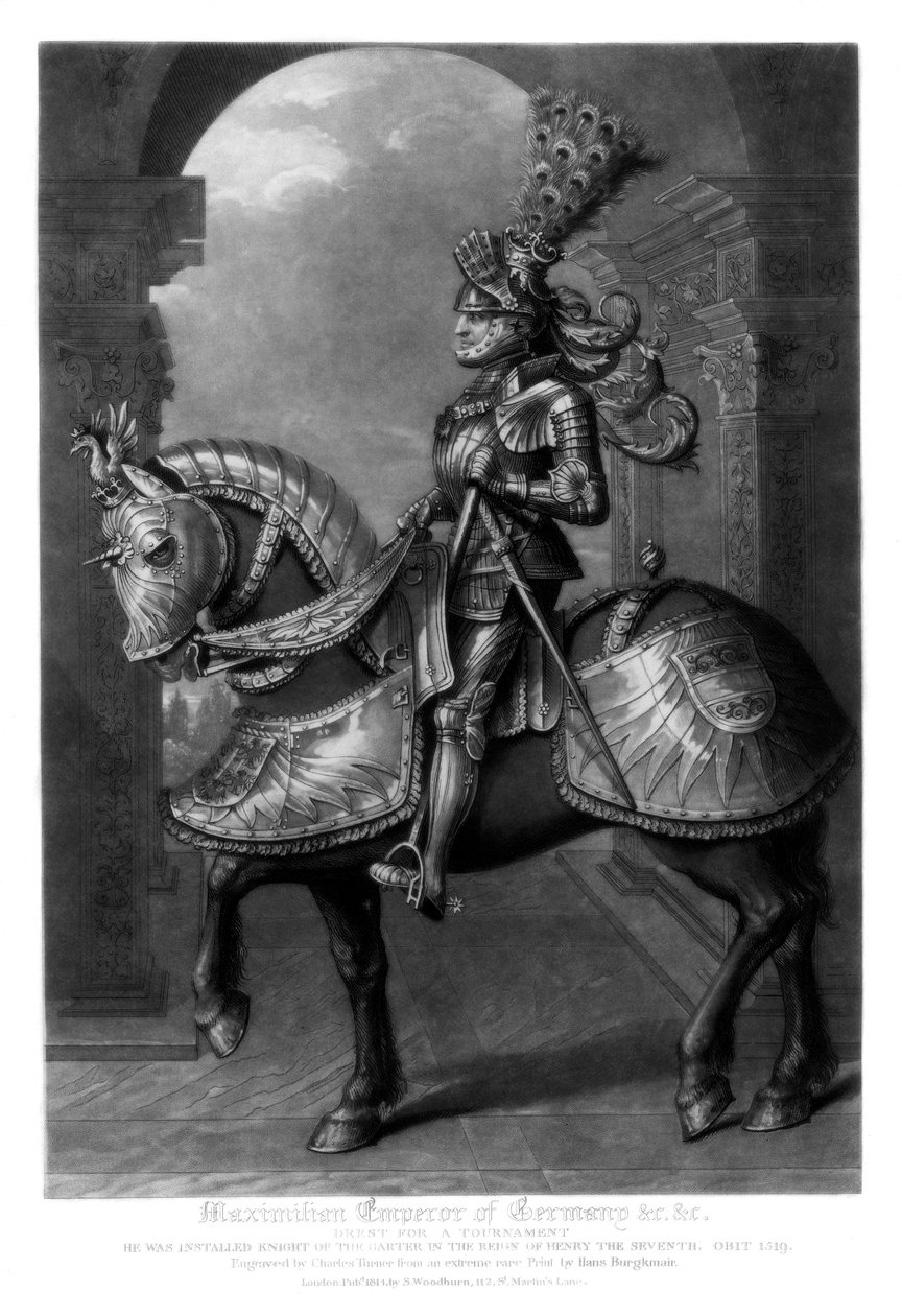 Maximiliaan I, Heilige Roomse Keizer, 1816 door Charles Turner