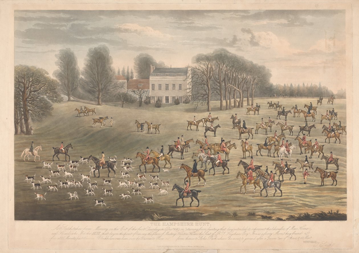 De Hampshire Hunt door Charles Turner