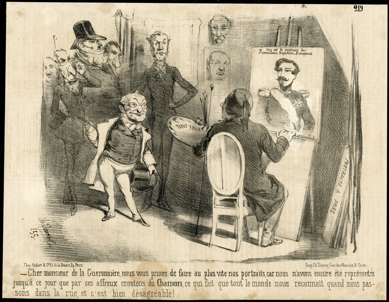 Illustratie van Charles Vernier in Le Charivari door Charles Vernier
