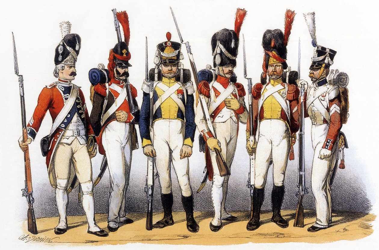 Uniformen van het Franse leger: Buitenlandse troepen in Franse dienst door Charles Vernier