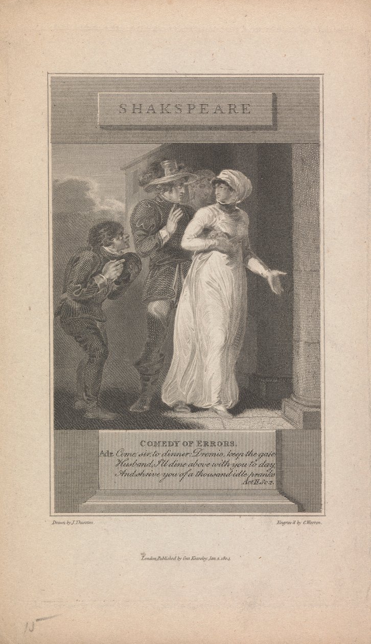 Komedie van fouten, Act II Sc. 2 door Charles Warren