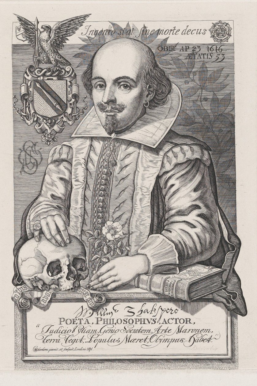 William Shakespeare door Charles William Sherborn
